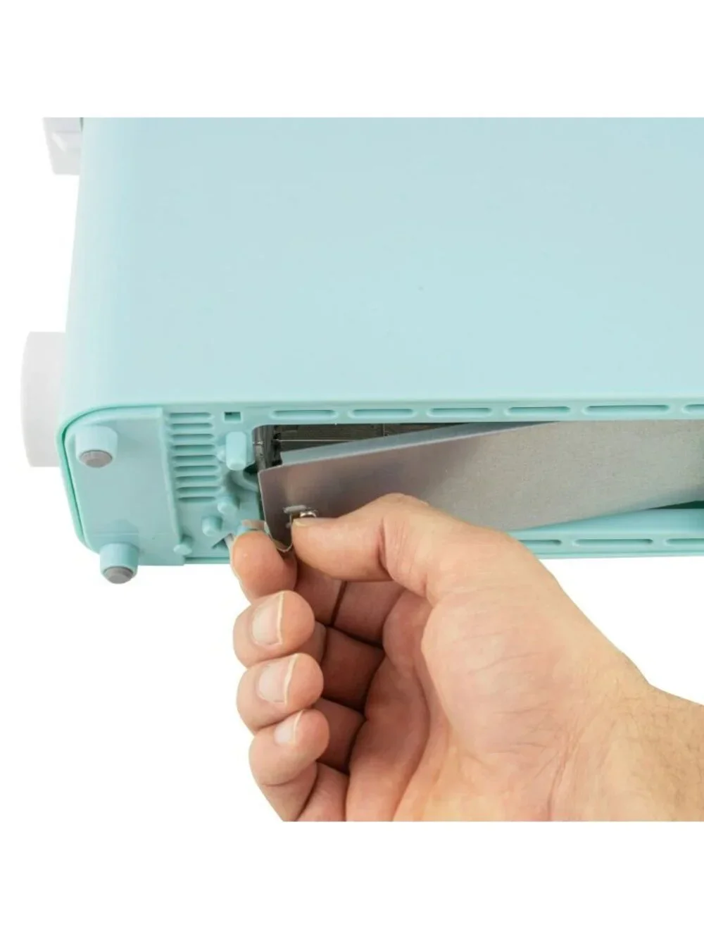 MyMini Single Slice Toaster – Aqua | Compact Single Slot, 500W, Retro Style